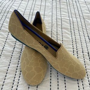 Rothys Safari Gold Loafers 10.5